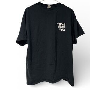 NKOTB shirt Black Graphic T-Shirt xl local crew mix tape tour short sleeve